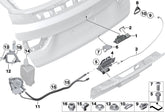 Dicky Latch 51247397630 Compatible With  BMW 3 Series F30 & 3 Series GT F34 2014-2019